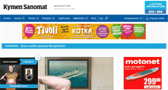 Desktop Screenshot of kymensanomat.fi